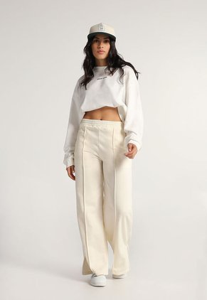 Pantalón Marfil Mattelsa Wide Leg