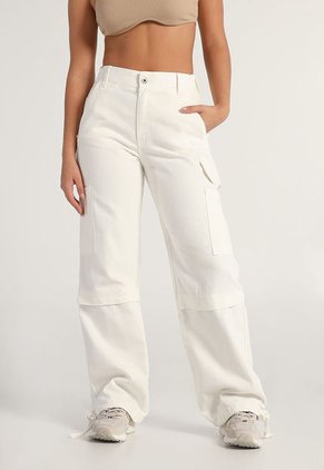 Pantalón Cargo Marfil Mattelsa