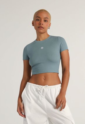 Crop Top Verde Grisáceo Mattelsa