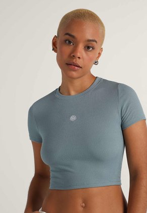 Crop Top Verde Grisáceo Mattelsa