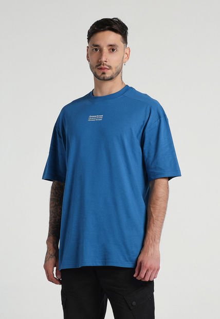 Camiseta Azul-Blanco Mattelsa