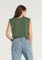 Crop Top Verde Mattelsa Femenino de Mattelsa