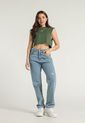 Crop Top Verde Mattelsa Femenino de Mattelsa