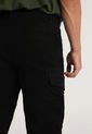 Pantalón Cargo Negro Mattelsa de Mattelsa