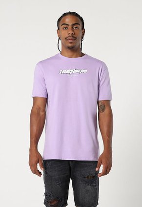 Camiseta Lila-Blanco-Negro Mattelsa