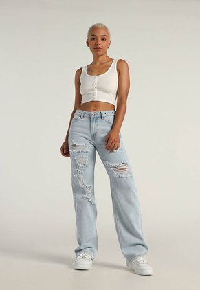 Jean Azul Claro Mattelsa Boyfriend