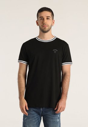 Camiseta Negro-Blanco Mattelsa
