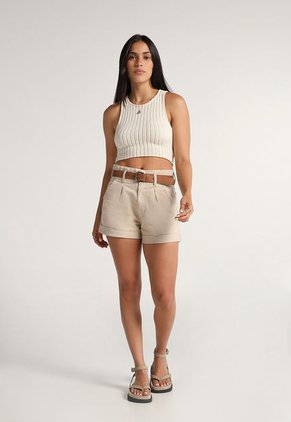 Crop Top Marfil Mattelsa