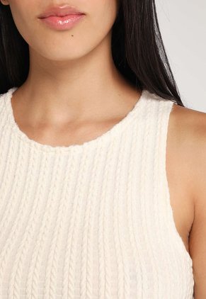 Crop Top Marfil Mattelsa