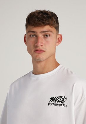 Camiseta Blanco-Negro Mattelsa