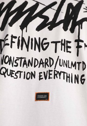 Camiseta Blanco-Negro Mattelsa