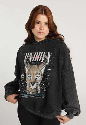 Hoodie Gris-Multicolor Mattelsa