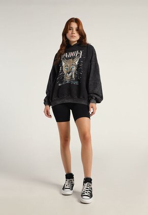 Hoodie Gris-Multicolor Mattelsa