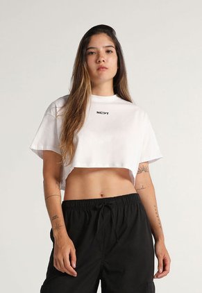 Camiseta Corta Blanco-Negro Mattelsa