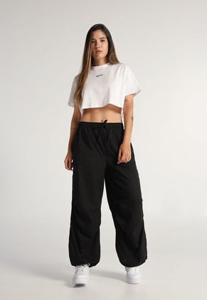 Camiseta Corta Blanco-Negro Mattelsa