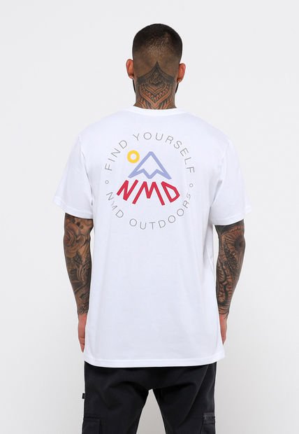 Camiseta Blanco-Gris-Rojo-Amarillo Mattelsa