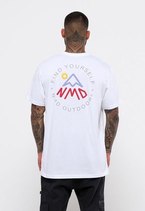 Camiseta Blanco-Gris-Rojo-Amarillo Mattelsa