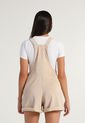 Overol Corto Beige Mattelsa de Mattelsa