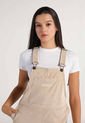 Overol Corto Beige Mattelsa de Mattelsa