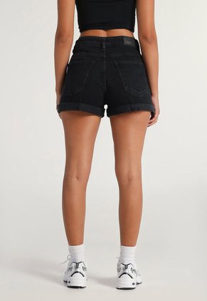 Short Denim Negro Mattelsa