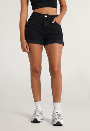 Short Denim Negro Mattelsa