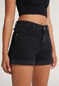 Short Denim Negro Mattelsa de Mattelsa