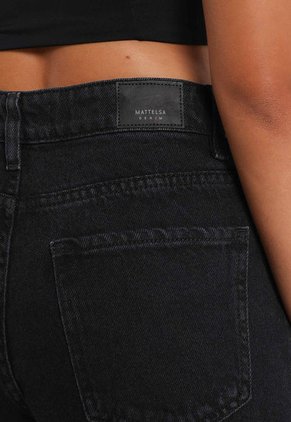 Short Denim Negro Mattelsa