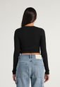 Crop Top Negro Mattelsa de Mattelsa