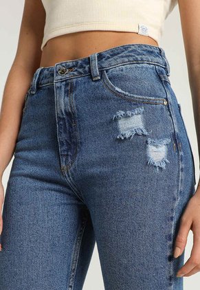 Jean Azul Mattelsa Mom Fit y Boyfriend