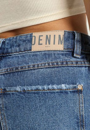 Jean Azul Mattelsa Mom Fit y Boyfriend