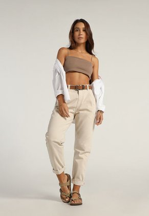 Pantalón Beige Mattelsa Baggy