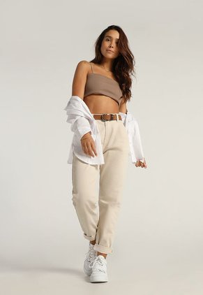 Pantalón Beige Mattelsa Baggy