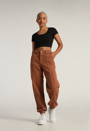 Pantalón Cargo Café Mattelsa