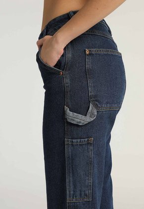 Jean Azul Oscuro Mattelsa Flare