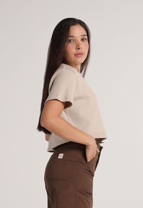 Camiseta Corta Beige Mattelsa
