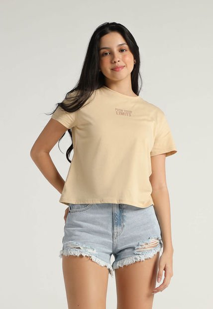 Camiseta Beige Mattelsa