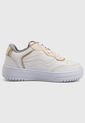 Tenis Lifestyle Blanco-Beige-Dorado Maui Shoes de Maui Shoes