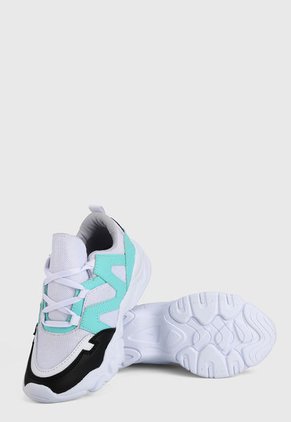 Tenis Blanco-Azul-Negro Maui