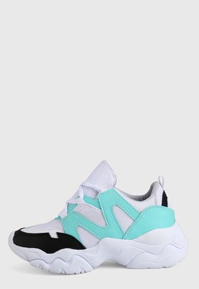 Tenis Blanco-Azul-Negro Maui