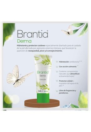 Crema Hidratante Corporal & Protector Cutáneo Brantia X 240 Gr