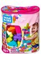 Mega Bloks Gran Bolsa Rosa Para Construir (80 Piezas) de Mega Bloks