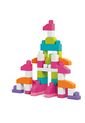 Mega Bloks Gran Bolsa Rosa Para Construir (80 Piezas) de Mega Bloks