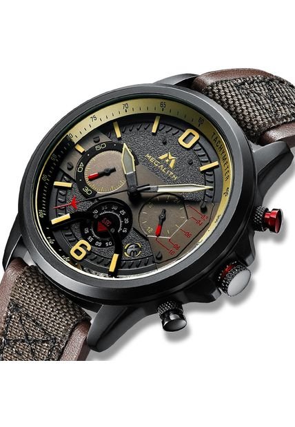 Reloj Cuarzo Hombre Deportivo MEGALITH 8083 Cronografo