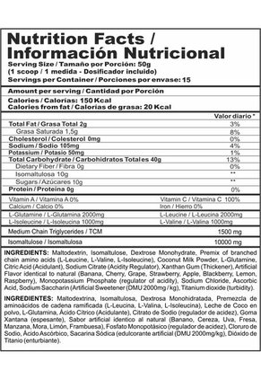 Alimento En Polvo MEGAPLEX Mega Carbs 750g