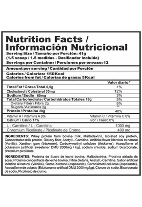 Formula Alta en Proteinas MEGAPLEX Megalite Zero 553g