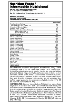 Alimento En Polvo MEGAPLEX Nut RX