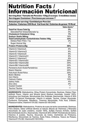 Alimento En Polvo MEGAPLEX Mass 2 libras