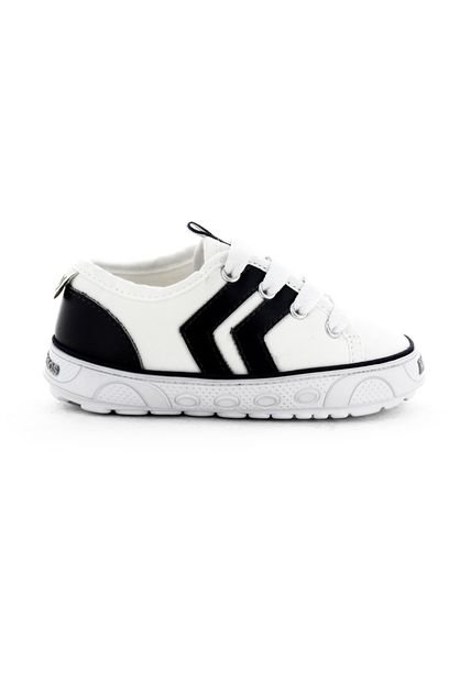 Zapato Casual Para Niño Marca Melosos, Color Blanco