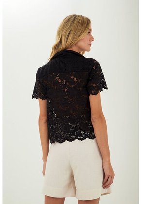 Camisa Steph Negro Mercedes Campuzano