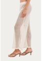 Pantalon Zaina Beige Mercedes Campuzano de Mercedes Campuzano